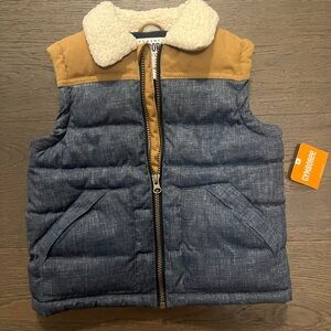 Gymboree boys fall vest Ret $115 NWT
